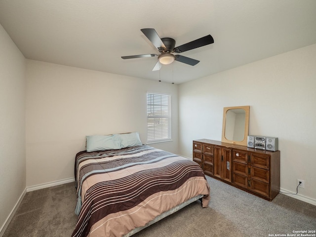 6810 Courante Waltz, San Antonio, TX 78252 - bedroom featuring ceiling fan, carpet flooring, and baseboards