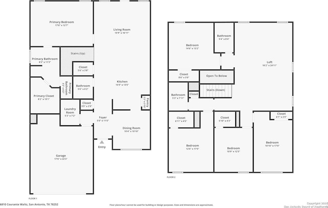 6810 Courante Waltz, San Antonio, TX 78252 - view of layout