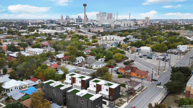 1019 S Hackberry, San Antonio, TX 78210 - aerial view featuring a city view