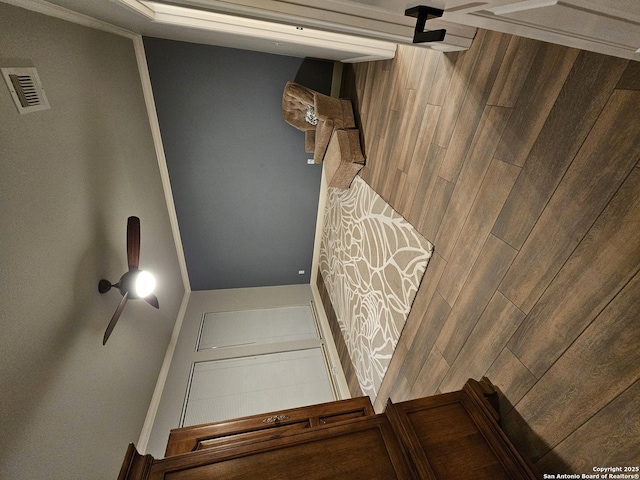 interior space featuring visible vents
