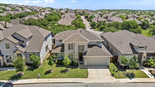 bird's eye view featuring a residential view