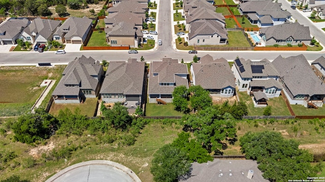 bird's eye view featuring a residential view