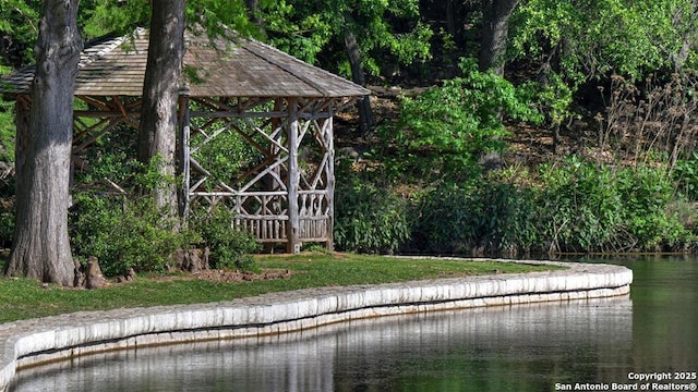 1913 Luna St, New Braunfels, TX 78132 - exterior space with a water view