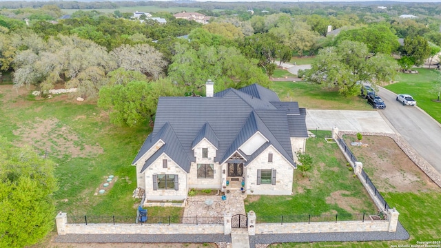 drone / aerial view