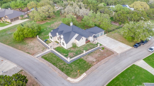 aerial view