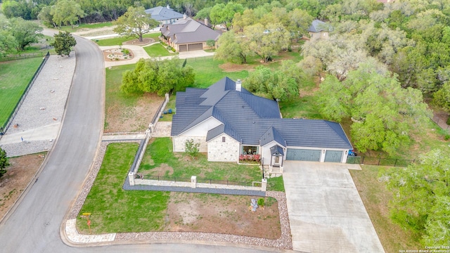 drone / aerial view