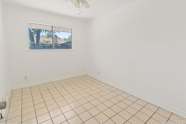 6826 Horwich, San Antonio, TX 78239 - unfurnished room featuring baseboards and ceiling fan