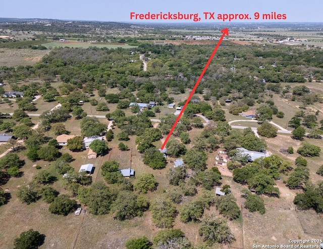 463 Woodland, Fredericksburg, TX 78624 - aerial view