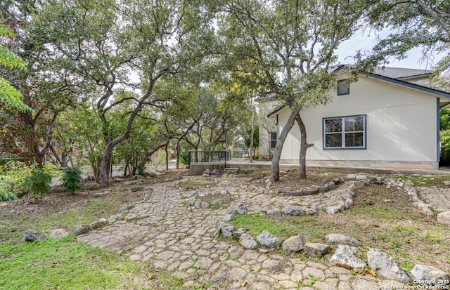 14402 Cedar Glade, San Antonio, TX 78230 - view of yard featuring a deck