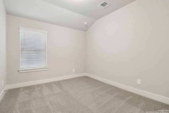 17110 Autry Fls, San Antonio, TX 78247 - carpeted spare room with lofted ceiling and baseboards