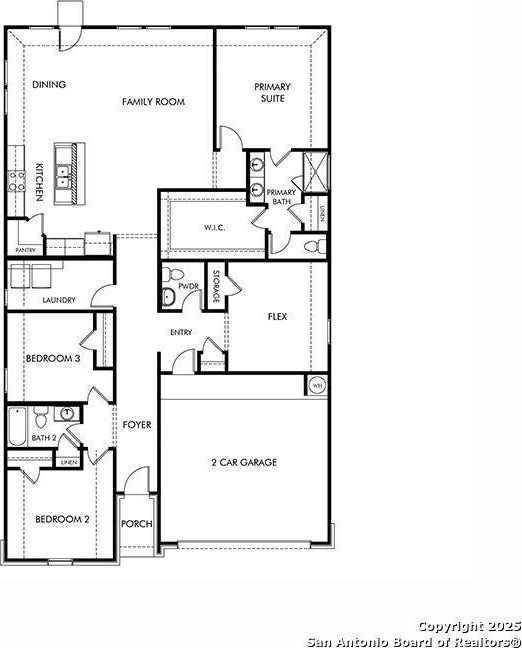17110 Autry Fls, San Antonio, TX 78247 - view of home floor plan