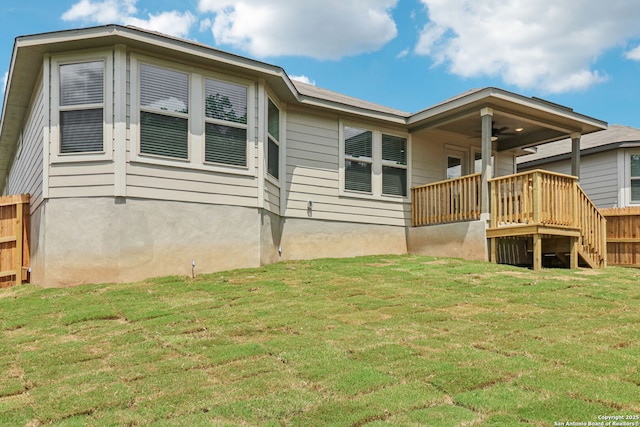 17110 Autry Fls, San Antonio, TX 78247 - view of property exterior featuring a ceiling fan
