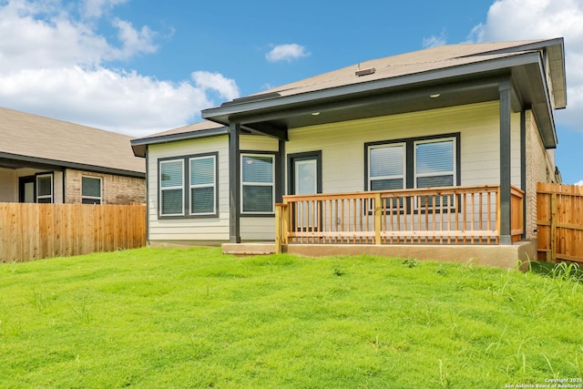11534 Cottage Pt, San Antonio, TX 78254 - rear view of house
