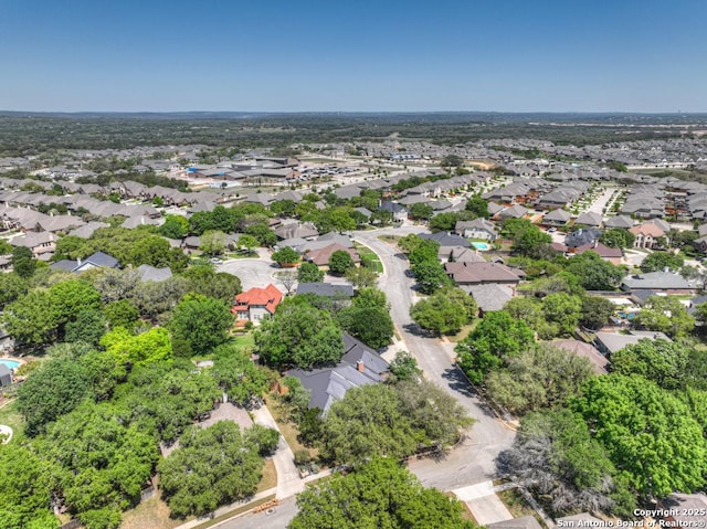 1780 Oak Frst, New Braunfels, TX 78132 - birds eye view of property featuring a residential view
