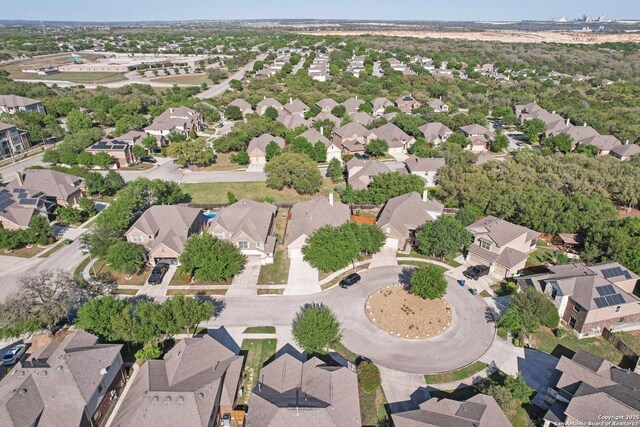 drone / aerial view featuring a residential view