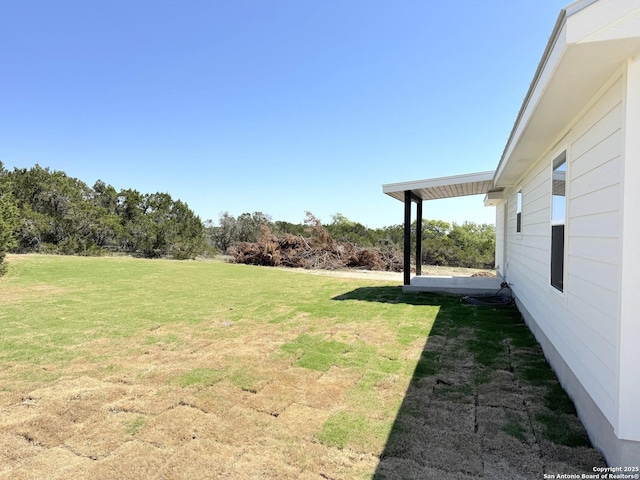 view of yard