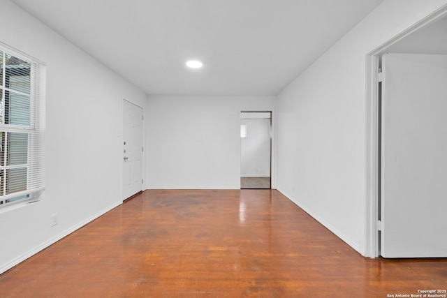 162 Birchwood, San Antonio, TX 78213 - unfurnished room featuring recessed lighting, baseboards, and wood finished floors