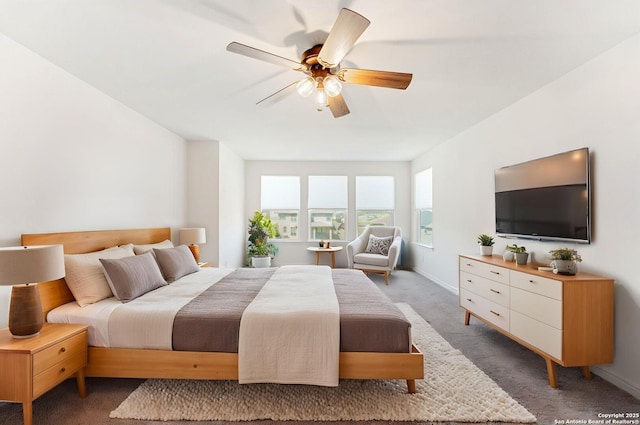29991 Jove, Bulverde, TX 78163 - bedroom featuring light carpet, baseboards, and a ceiling fan