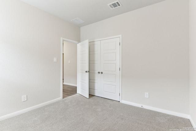 10214 King Robert, San Antonio, TX 78239 - unfurnished bedroom with carpet, baseboards, and a closet