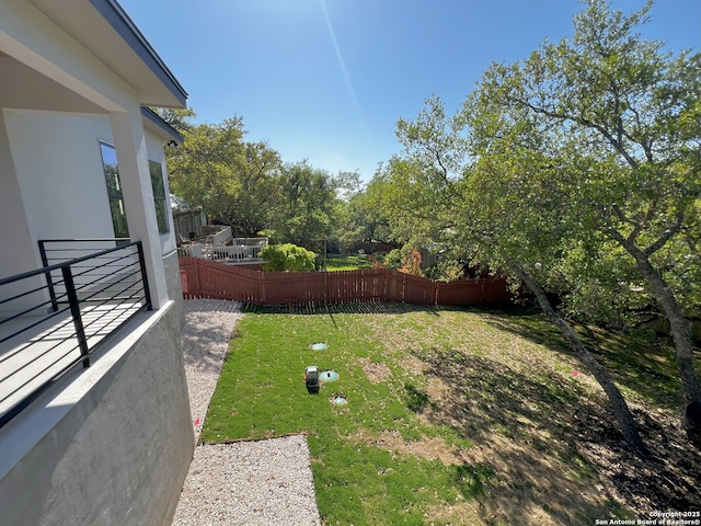 707 Lone Cir, San Antonio, TX 78260 - view of yard with fence