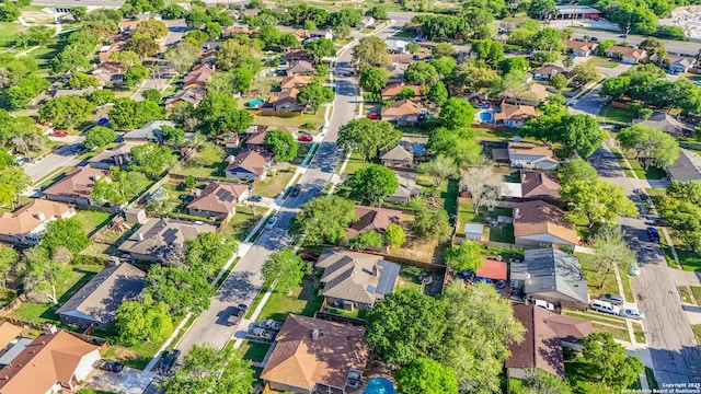 drone / aerial view featuring a residential view