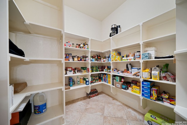 view of pantry
