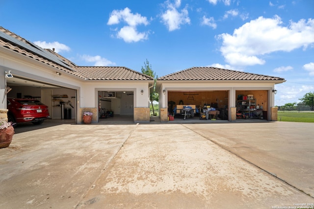 exterior space featuring driveway