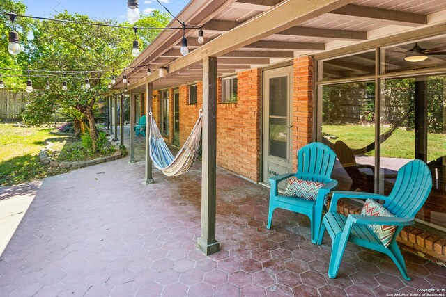 800 Eventide, Terrell Hills, TX 78209 - view of patio