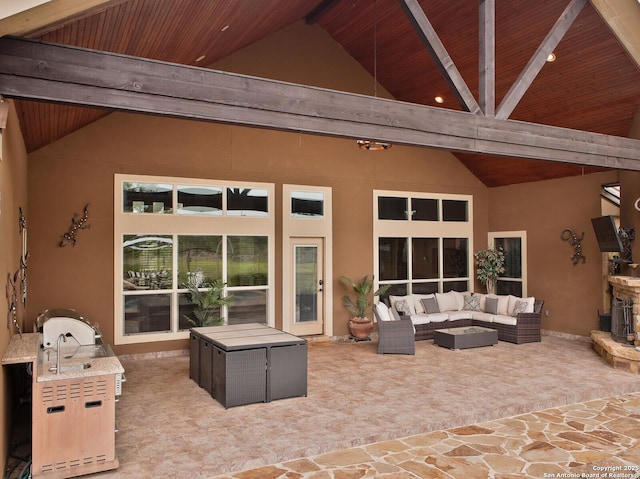 224 E Copper Trce, New Braunfels, TX 78132 - view of patio featuring outdoor lounge area