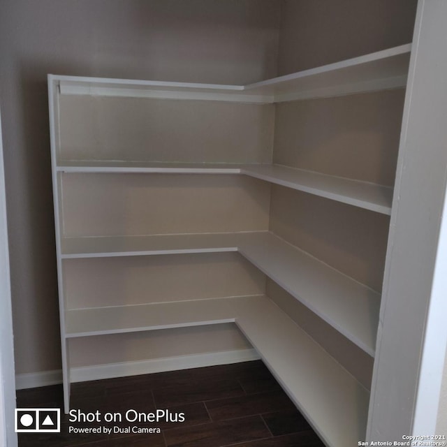 view of pantry