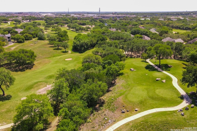 19211 Tierra Cv, San Antonio, TX 78258 - aerial view featuring golf course view