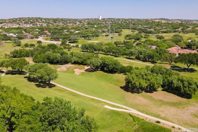 19211 Tierra Cv, San Antonio, TX 78258 - aerial view with golf course view