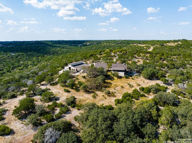 320 Overland Trl W, Hunt, TX 78024 - drone / aerial view featuring a view of trees