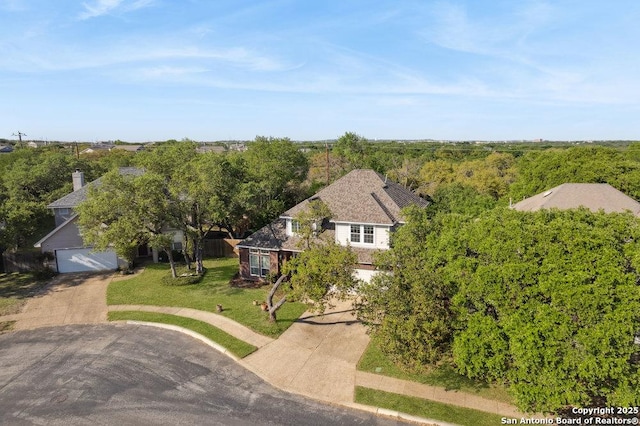 2047 Thicket Trail Dr, San Antonio, TX 78248 - drone / aerial view