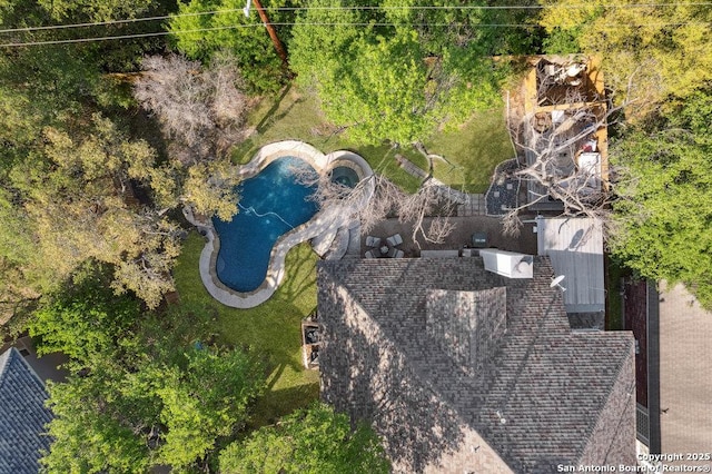 2047 Thicket Trail Dr, San Antonio, TX 78248 - drone / aerial view