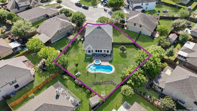 2441 Ibis, New Braunfels, TX 78130 - aerial view featuring a residential view