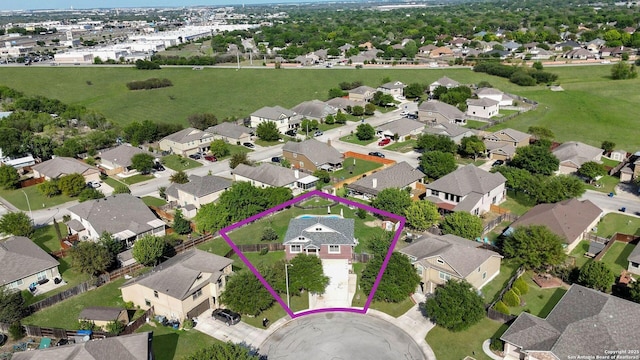 2441 Ibis, New Braunfels, TX 78130 - birds eye view of property with a residential view