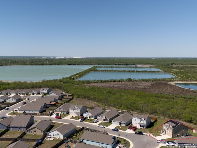 603 Vermilion, San Antonio, TX 78221 - bird's eye view with a residential view and a water view