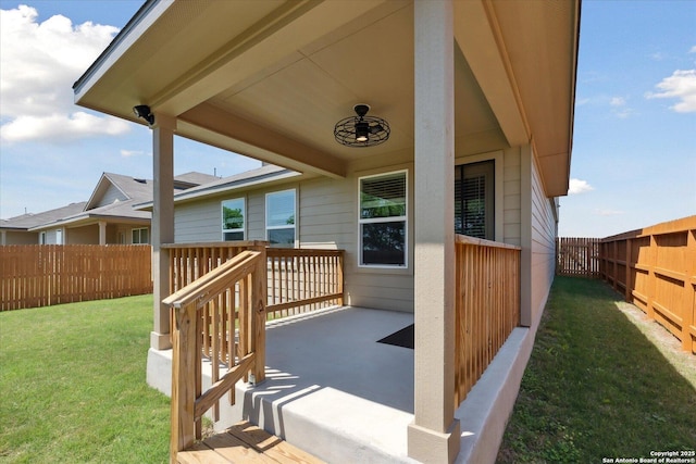 13506 Whisper Bnd, San Antonio, TX 78252 - wooden deck featuring a yard and a fenced backyard