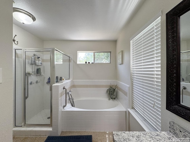 8418 Hera, Universal City, TX 78148 - bathroom with a stall shower and a garden tub