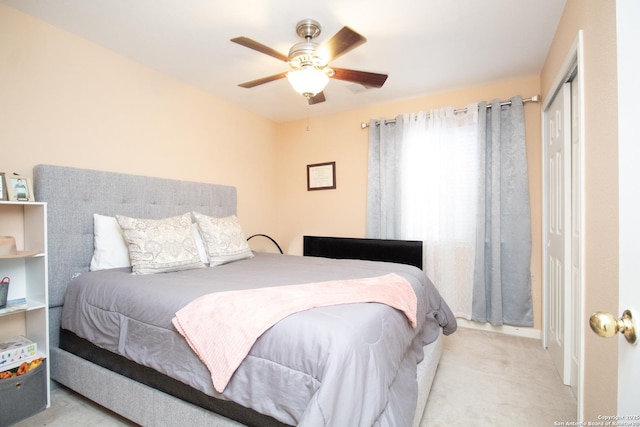 8418 Hera, Universal City, TX 78148 - carpeted bedroom featuring a closet and a ceiling fan