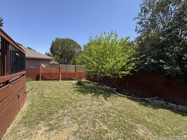 8418 Hera, Universal City, TX 78148 - view of yard with a fenced backyard