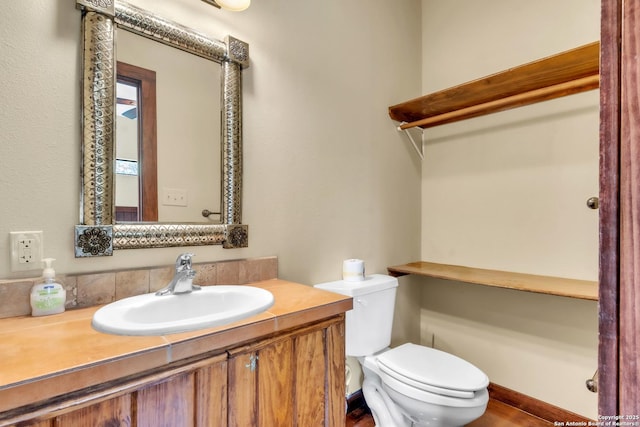 723 Tierra Linda, Concan, TX 78838 - bathroom featuring toilet and vanity