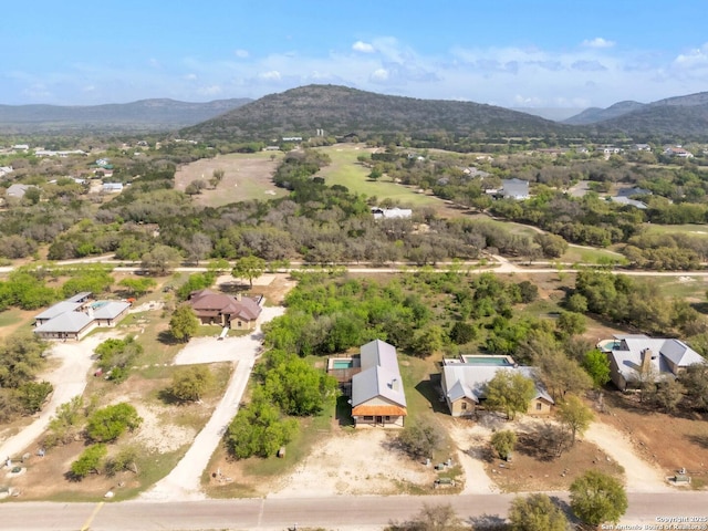 723 Tierra Linda, Concan, TX 78838 - aerial view with a mountain view
