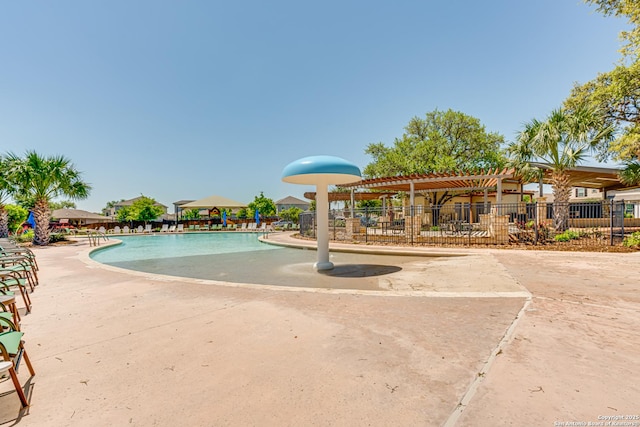 9737 Novacek, San Antonio, TX 78254 - exterior space with fence and a patio