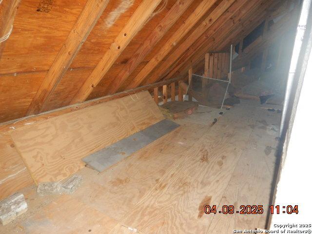 9704 Big Geronimo, San Antonio, TX 78254 - view of unfinished attic