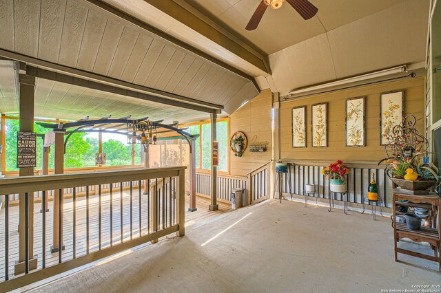805 Raceland, San Antonio, TX 78245 - interior space with a ceiling fan