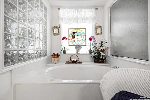 628 Mission Vw, New Braunfels, TX 78130 - bathroom featuring a jetted tub