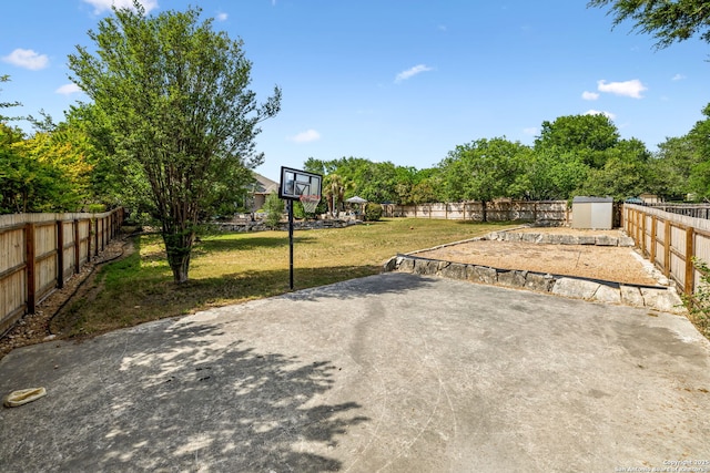 view of patio / terrace with a fenced backyard