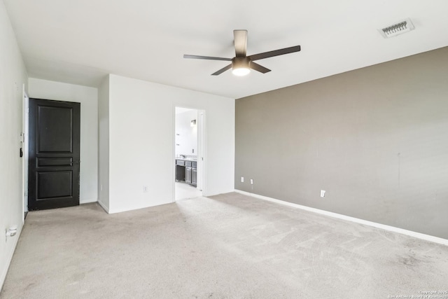 24915 Flying Arrow, San Antonio, TX 78258 - unfurnished bedroom featuring visible vents, baseboards, and light carpet
